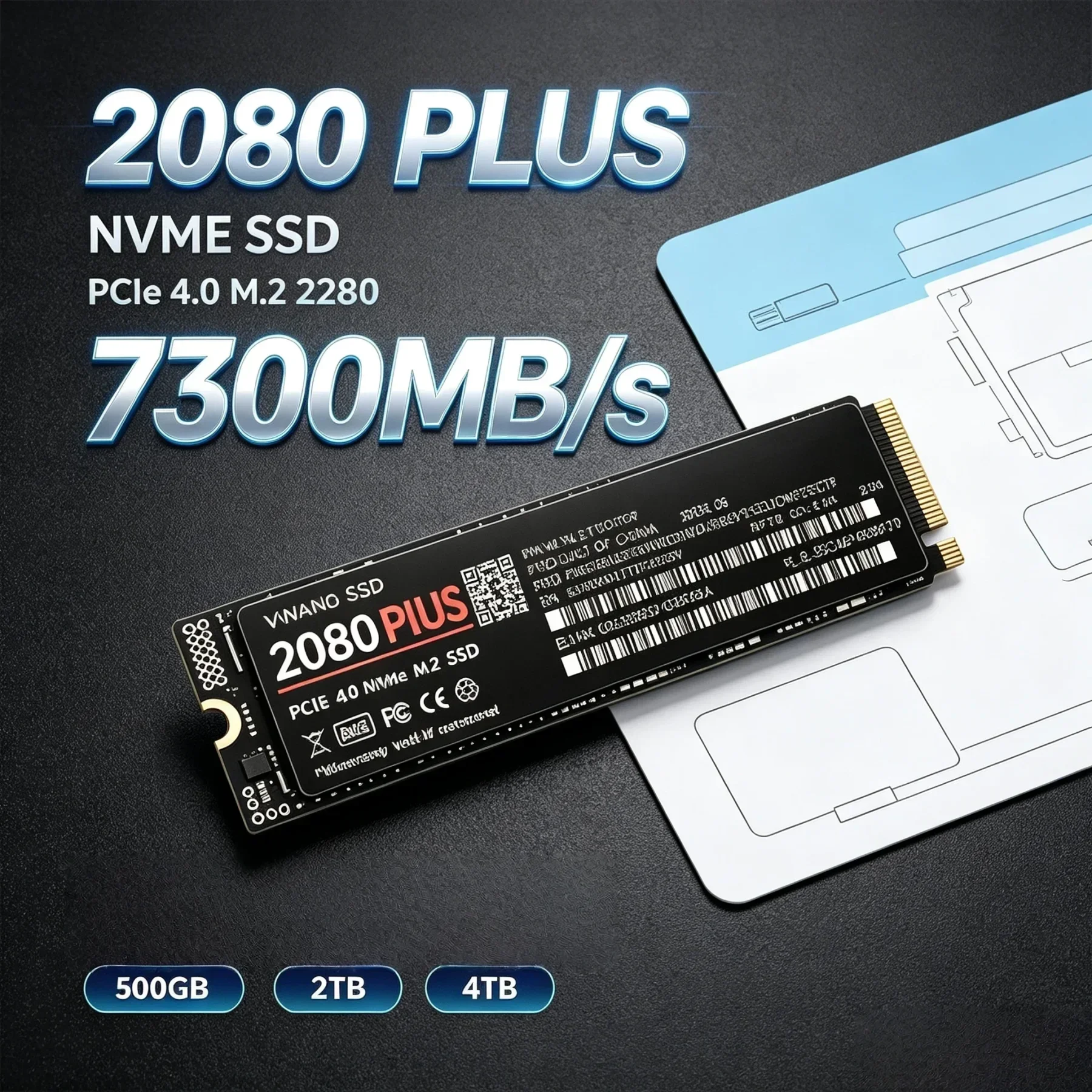 M.2 Nvme 4Tb Pcie 4.0 Ssd - M.2 NVMe PCIe 4.0 SSD 2080