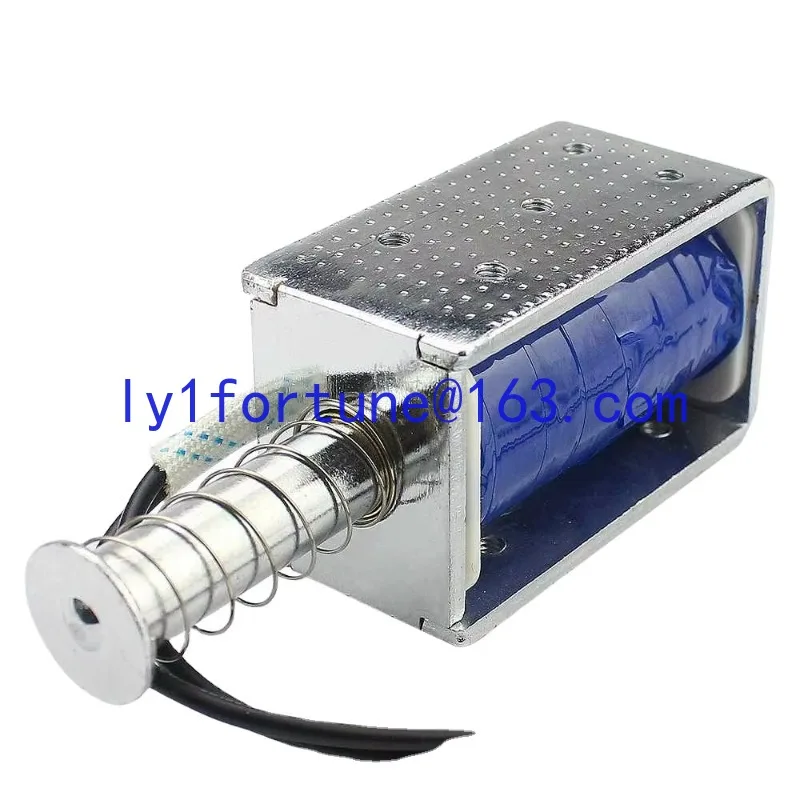 

Лидер продаж, электромагнит 12 В, 24 В, двухтактный проходной магнит, длинный ход 30 мм, небольшой электромагнитный клапан LY1264B