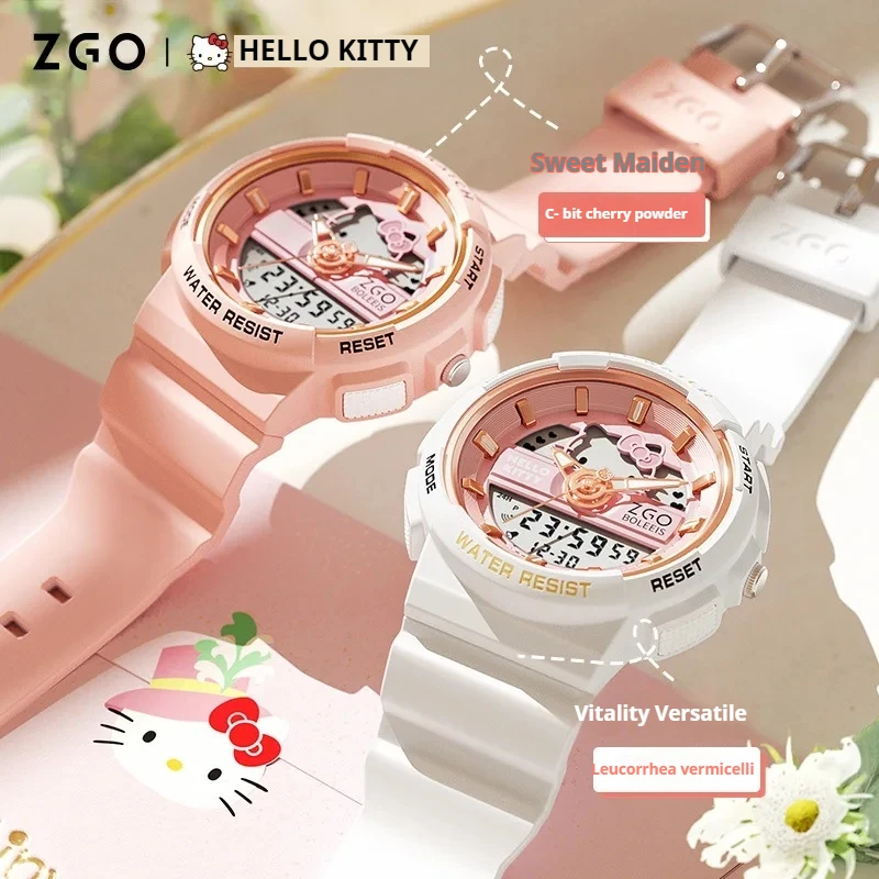 Hello Kitty Watch Kawaii Kuromi Cinnamoroll Quartz Casual Fashion Melody WristWatch Women Kid Girl Children Birthday Gift