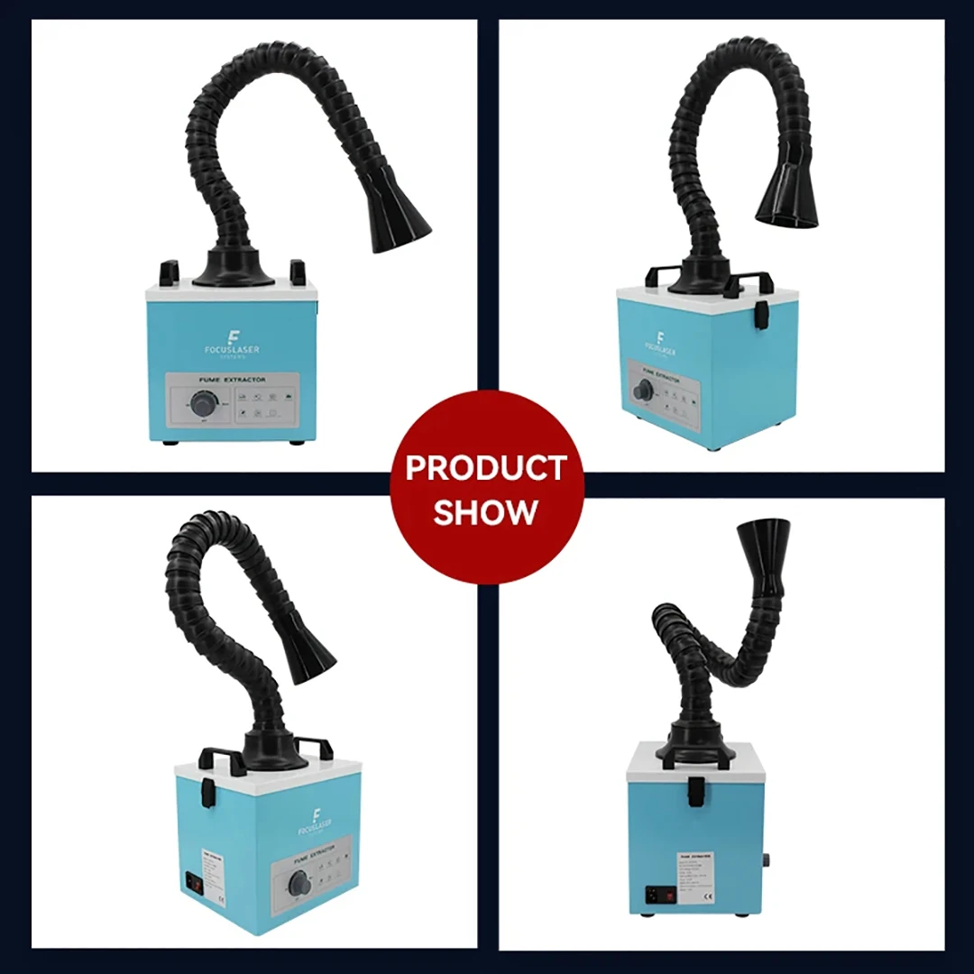 150w Smoke Purifier Laser Fume Extractor For Marking Engraving Machine, Welding Machine Dust Solids Filter Metal Extractor