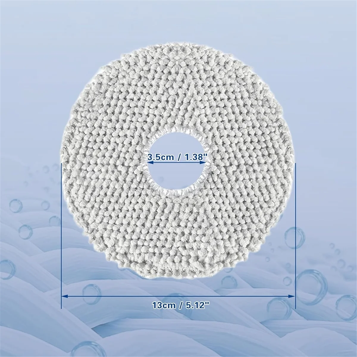 AT41Pack van 10 dweil voor Dreame L10s Ultra/L10s Pro Ultra/L20 Ultra/L10s Pro Ultra Heat/Xiaomi X10+ vacuümrobot, wasbaar