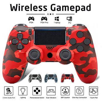 EURO Box Joystick PS4 Wireless Bluetooth Controller with Sony Controller Pro/Slim/PC/iPad/Vibration Gamepad for Console