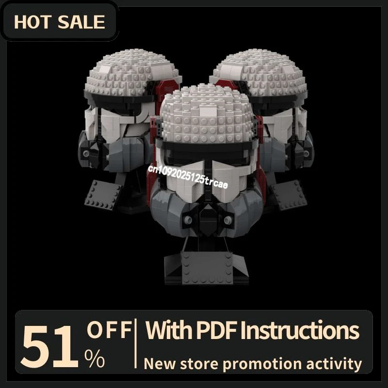 

Новинка, 697 шт., знаменитая звезда, боевой фильм, Moc Commando Beskar, модель шлема, строительные блоки, креативные идеи «сделай сам», детские игрушки, подарки на день рождения