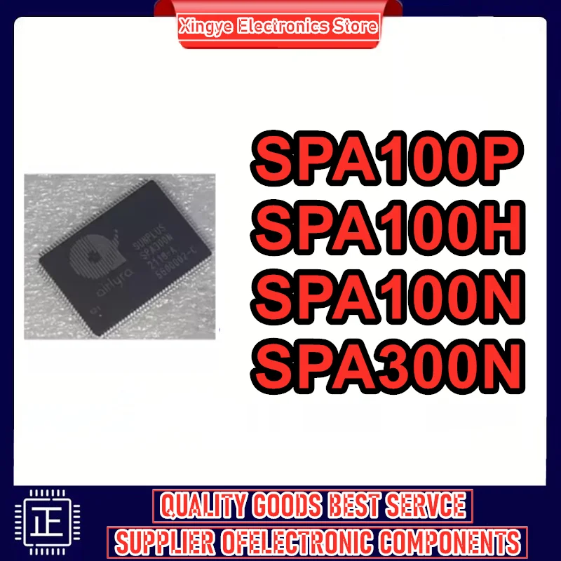 

1 шт. SPA100P SPA300N SPA100N SPA100H LQFP-128 SUNPLUS Чип процессора для акустических систем