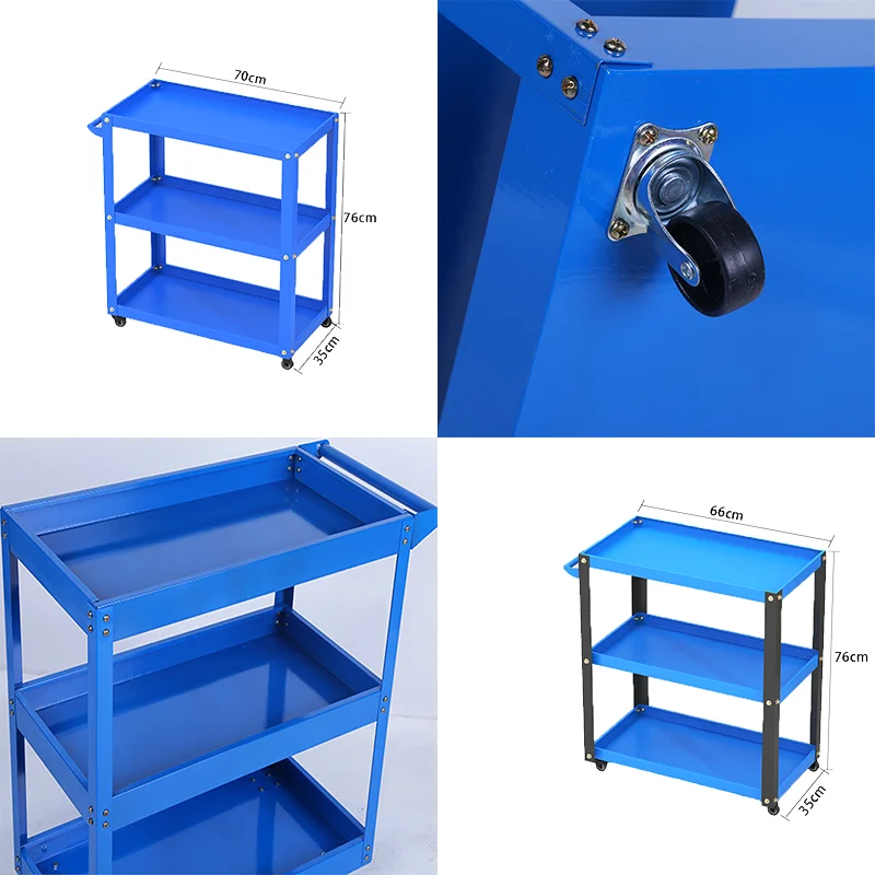 Mechanical Workshop ToolsCart Tool Trolley With Wheels Toolbox Cabinet Organizer Holder Garage Workbench Racks Accessories