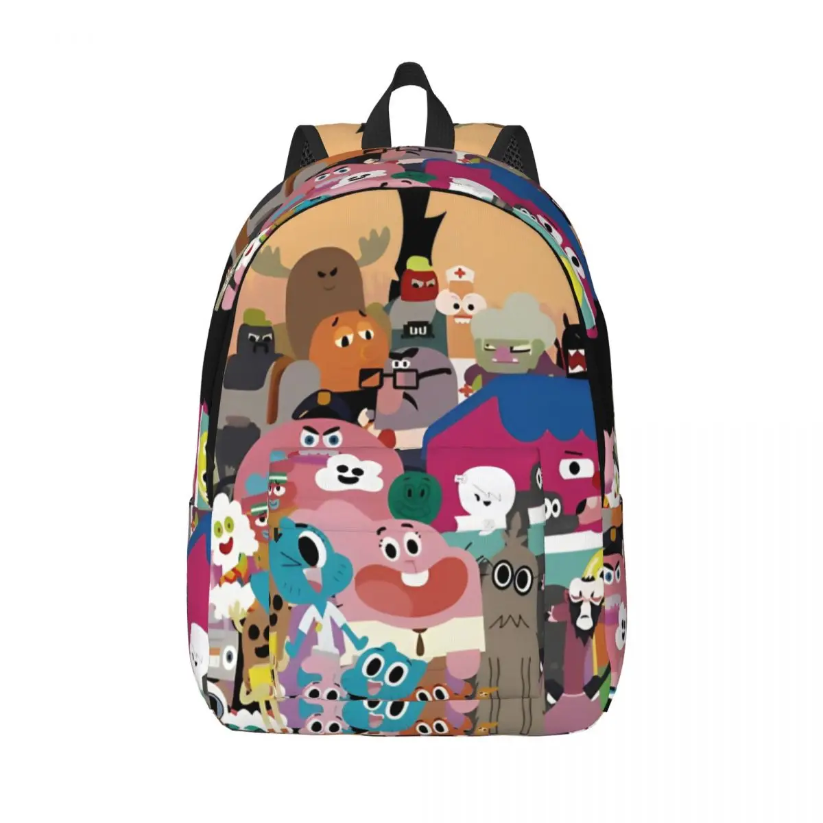 Gumball Backpack for Men Women Teenage Student Hiking Travel Daypack Video Game Laptop Computer Canvas Bags Gift