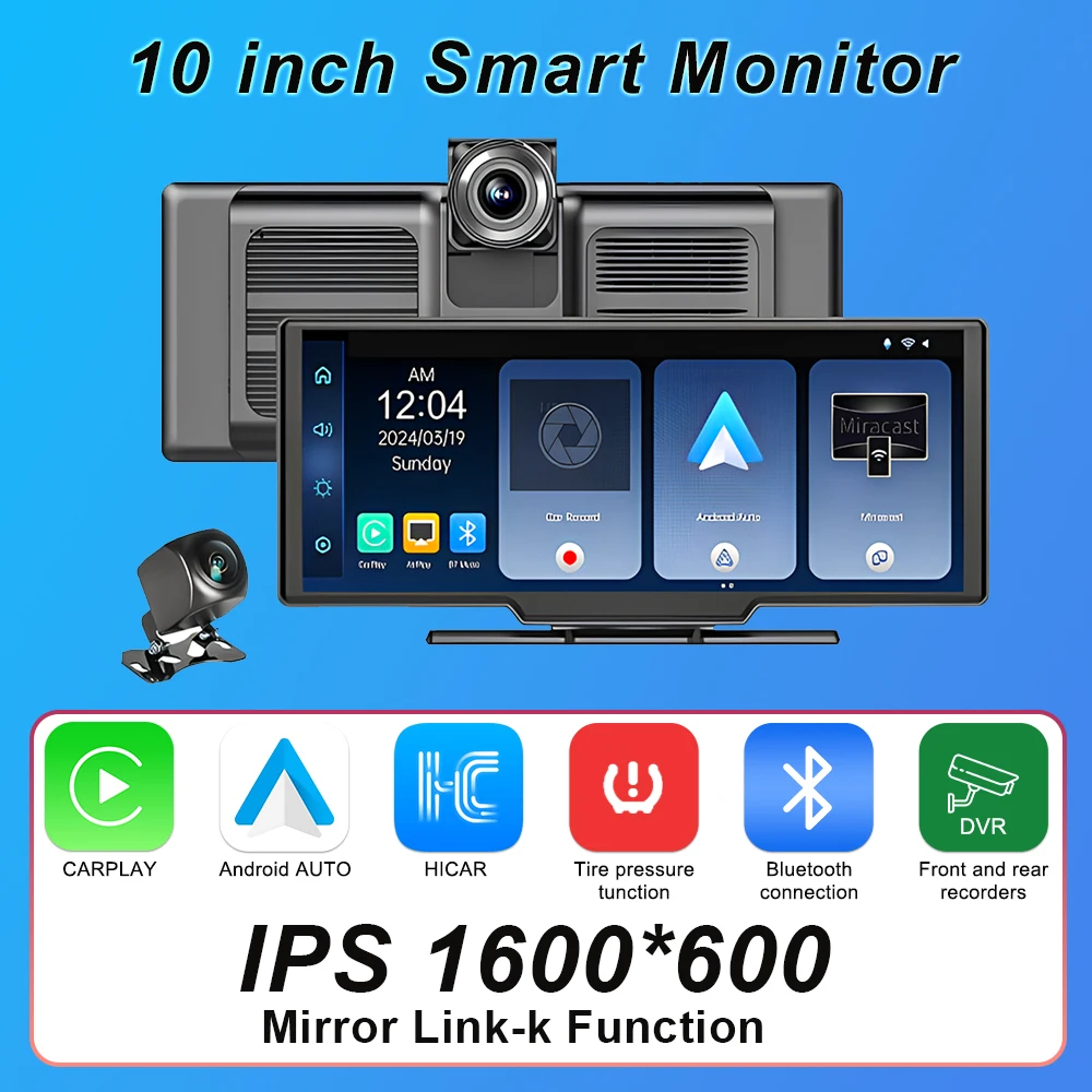 

For Universal 2025 to Wireless CarPlay Adapter Android Auto Auto Connection BT Smart AI Box Plug and Play