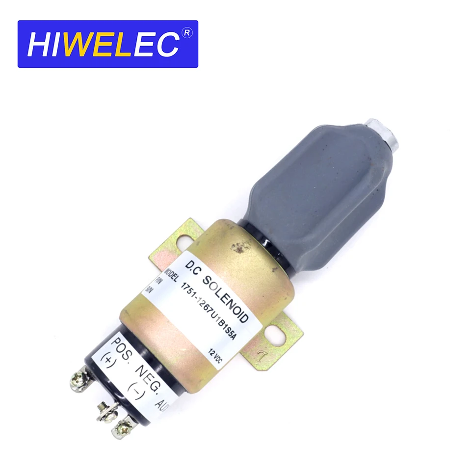 

1751-1267U1B1S5A 12V Fuel Stop Shut Off Solenoid Valve Shut Down Solenoid For CAT Engine 3064/3066/Sa-3766t-12 SA-3933-12