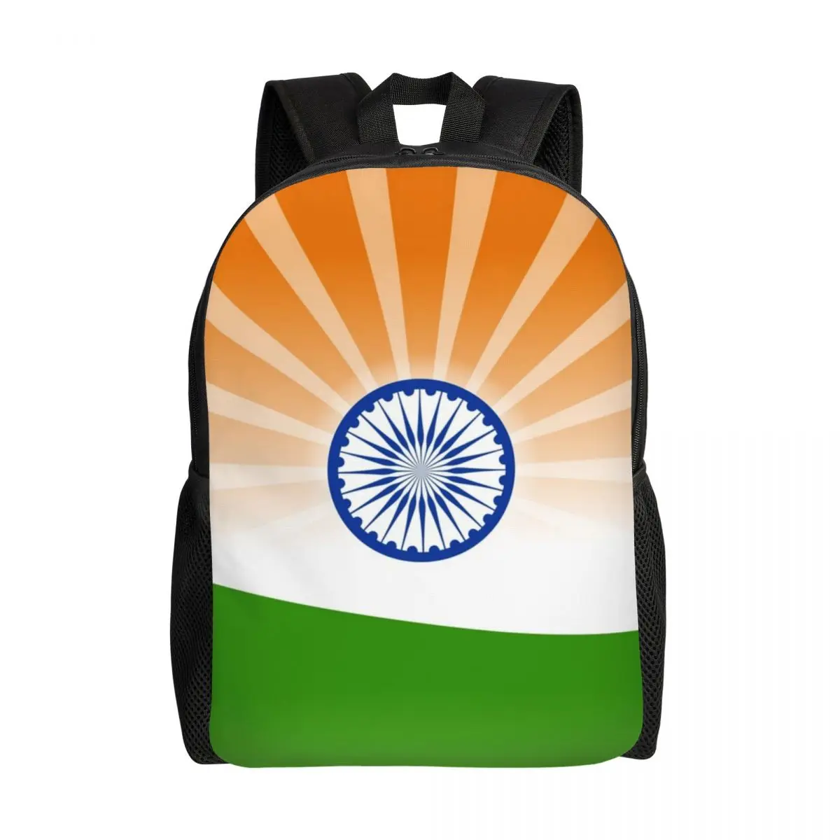 

Flag Of Indias Backpack for Men Women College School Students Bookbag Fits 15 Inch Laptop Indias Patriotic Bags