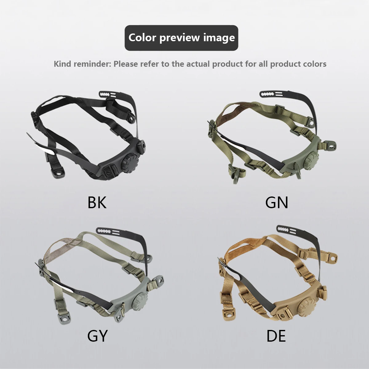 خوذة نظام التعليق الداخلي الرماية الصيد CS الخوذات قابل للتعديل قفل الرأس حزام الملحقات لخوذة سريعة SF عالية القطع #2