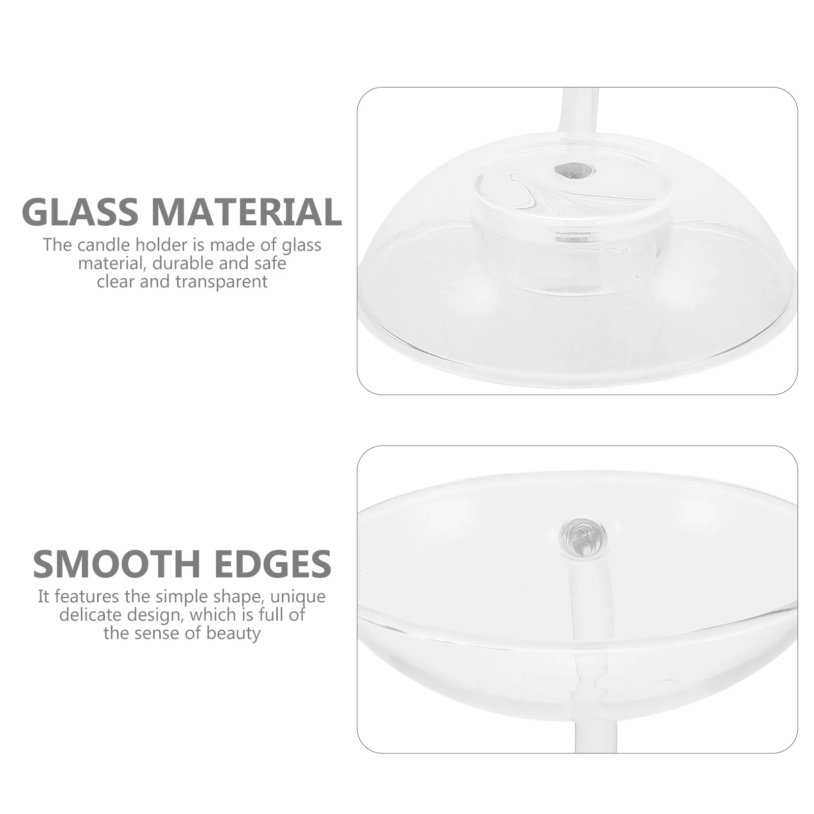 

Glass Holders Simple Design Tabletop Decor for Tea Light Home Office Bedroom Wedding Party Essential Oil Burner