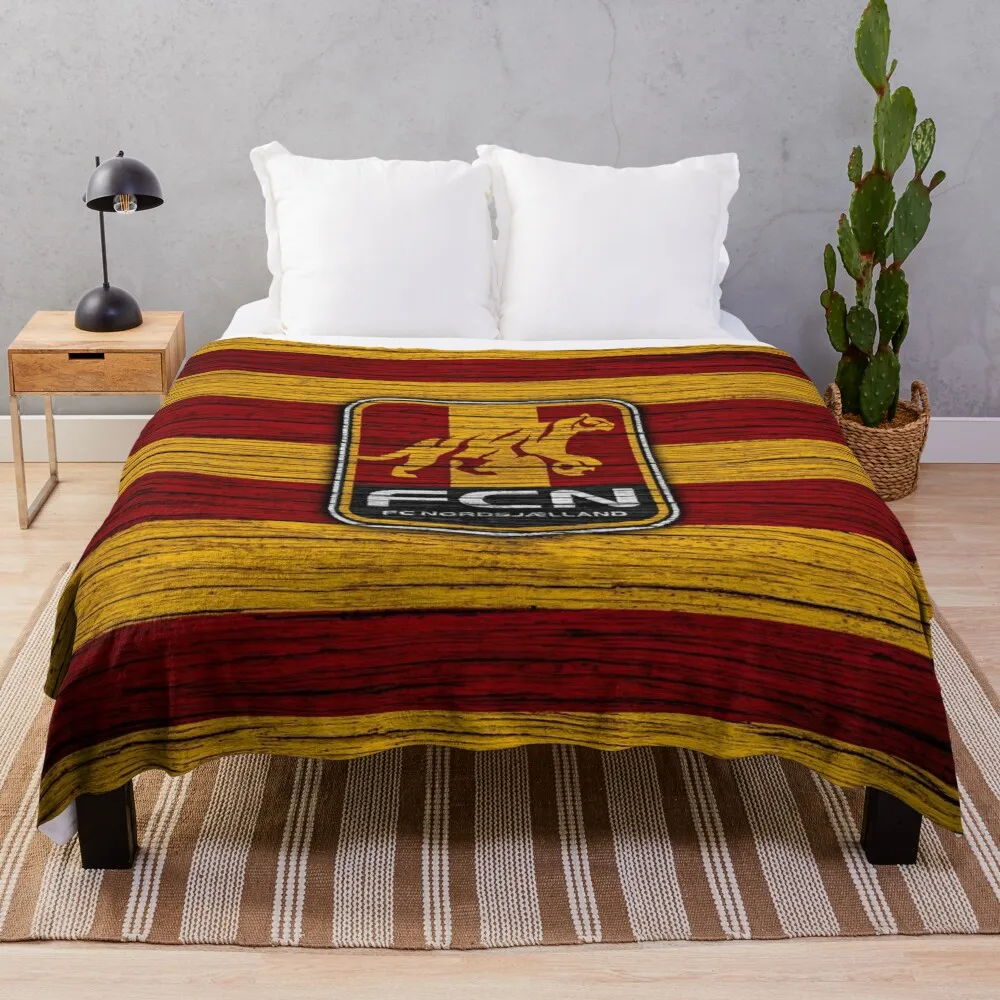 

FC Nordsjaelland Throw Blanket Thin Flannel sofa bed Softest Blankets