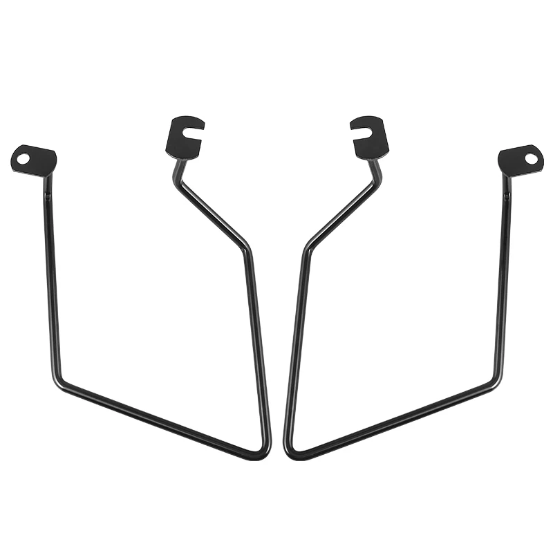 

Black Motorcycle Solid Steel Saddlebag Support Bracket Side Mount Trunk Bag Holder For Kawasaki W400 W650 W800