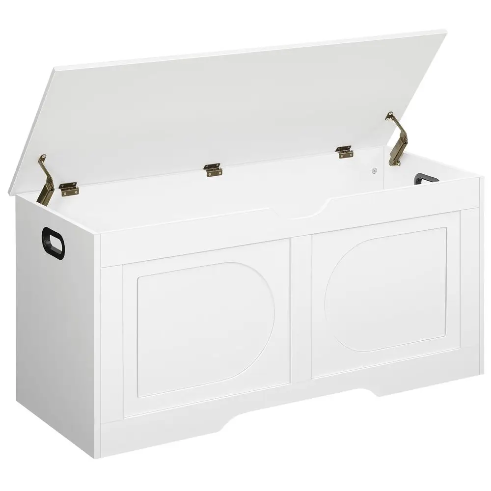 

Тумба-шкаф для хранения, 39.4 дюйма, для прихожей, с сиденьем для обуви и отсеком для хранения, из инженерной древесины, с 2 безопасными петлями, для прихожей