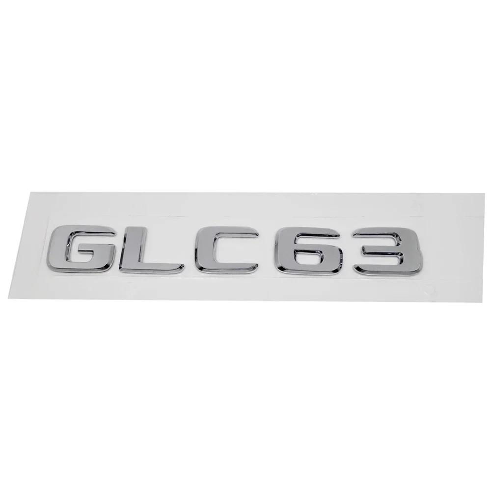 ABS Plastic GLC63 GLC200 GLC300 Trunk Rear Logo Badge Emblem Sticker For Mercedes Benz G Class 253 car accessories