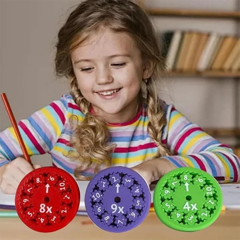 Math Fact Fidgets Spinners Toy Educational Spinner Toy For Learning Arithmetic Multiplication Division Addition Subtraction