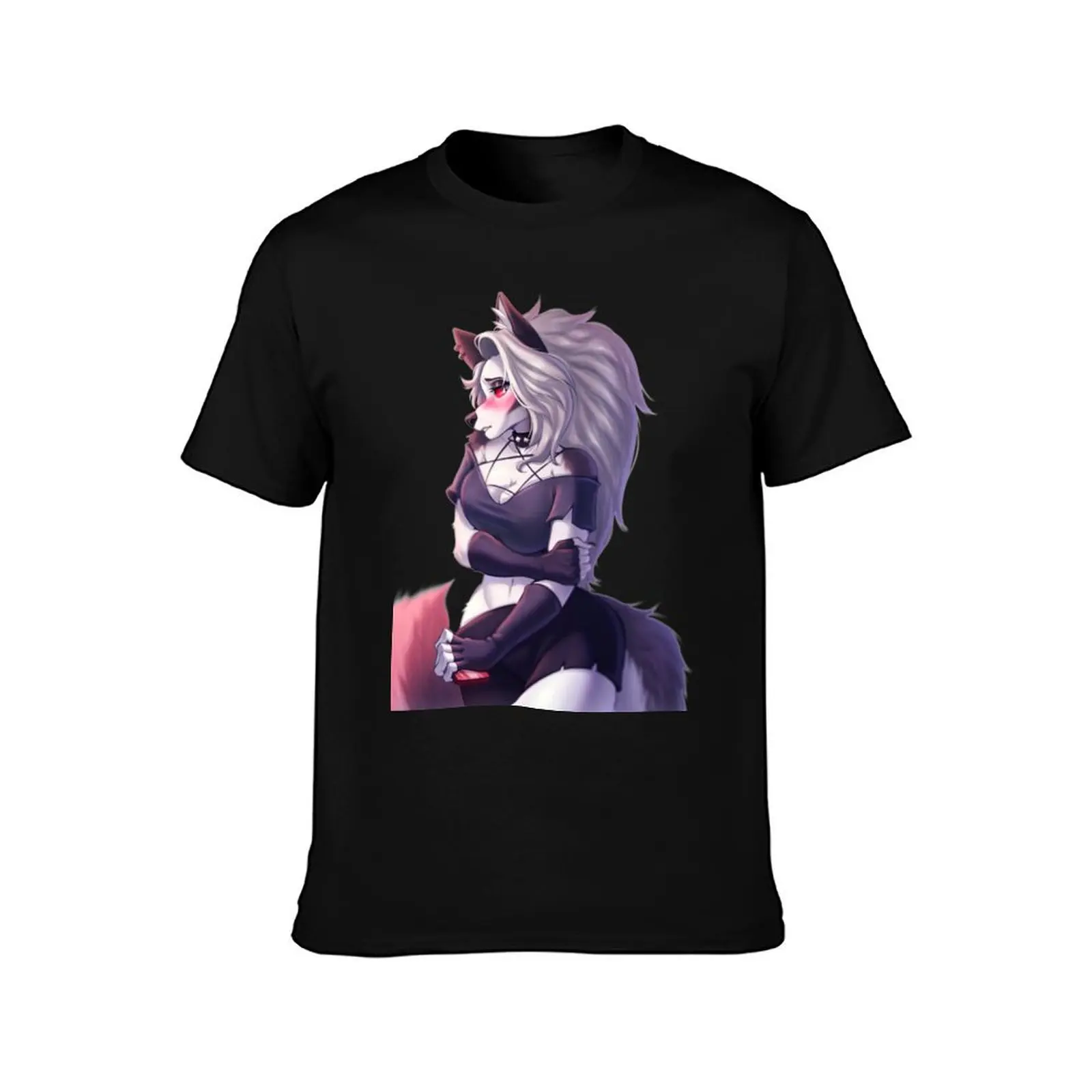 Shy Loona T-Shirt Urban Style Casual Short Sleeve Top T-Shirt