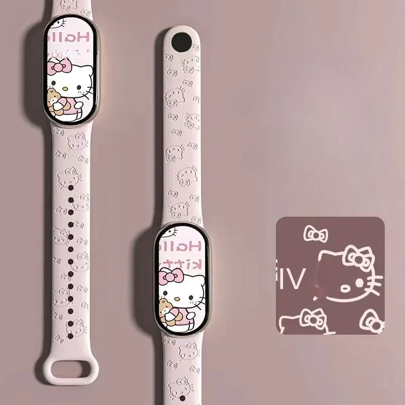 �y�Z�[�����z�V�����n���[�L�e�B3D�E�H�b�`�o���h Xiaomi Mi Band 9 8 7 6 5 4 3 �u���X���b�g Mi Band 5 �X�g���b�v �V���R�����X�|�[�c�����p���X�g�o���h �M�t�g