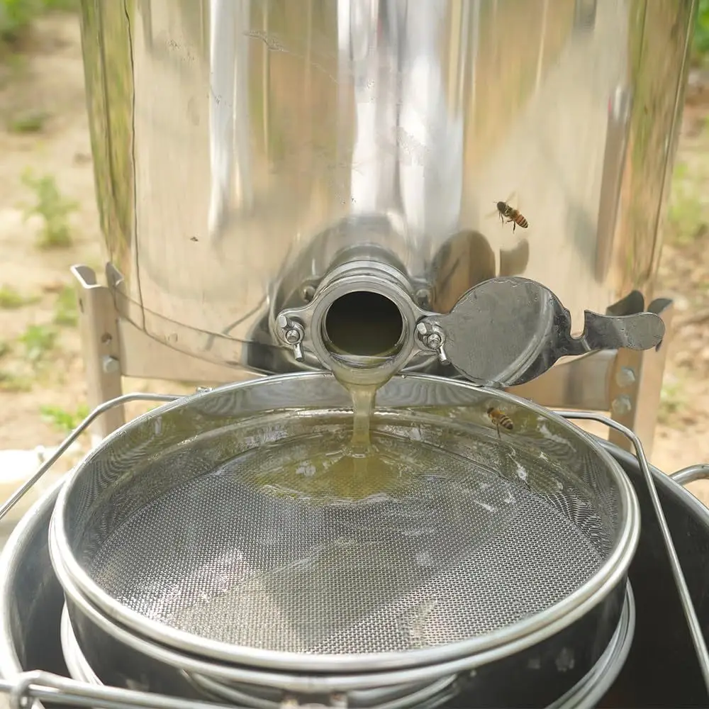 Automatic Honey Extractor Special Honey Gate Valve Stainless Steel Polished Outlet Apiary Beekeeping Harvesting ToolForBeekeeper