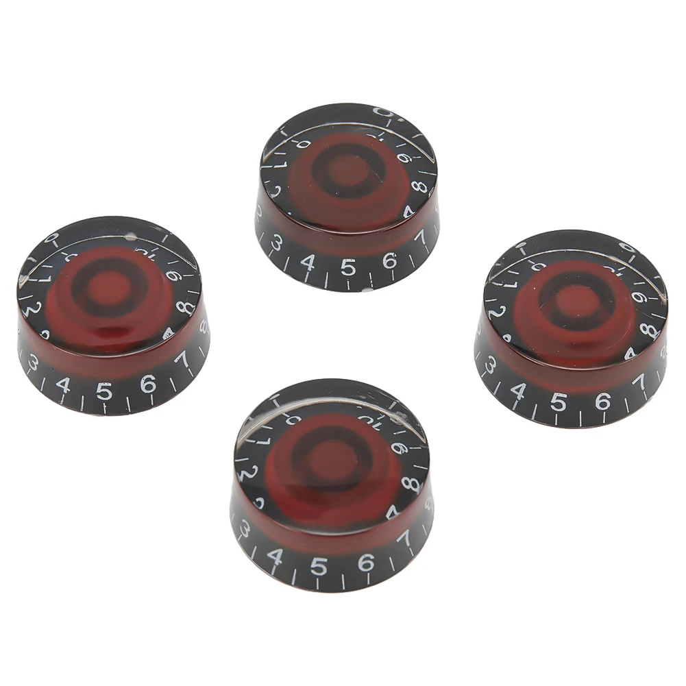 Guitar Performance Enhancement 4Pcs Speed Control Knobs Compatible with Most LP Guitars for Better Sound Management