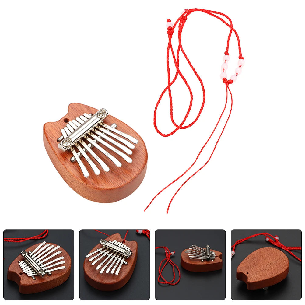 

Wooden Kalimba 8-Tone Thumb Piano Small Compact Finger Piano Musical Instrument for Kids Beginners Kalimba Musical Instrument