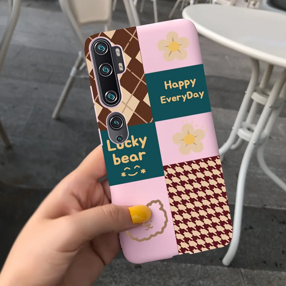 For Xiaomi Mi Note 10 Case Mi Note 10 Pro Funda Cute Cartoon Cow Painted Soft Slim Cover For Xiaomi Mi CC9 Pro MiNote10 Pro Case