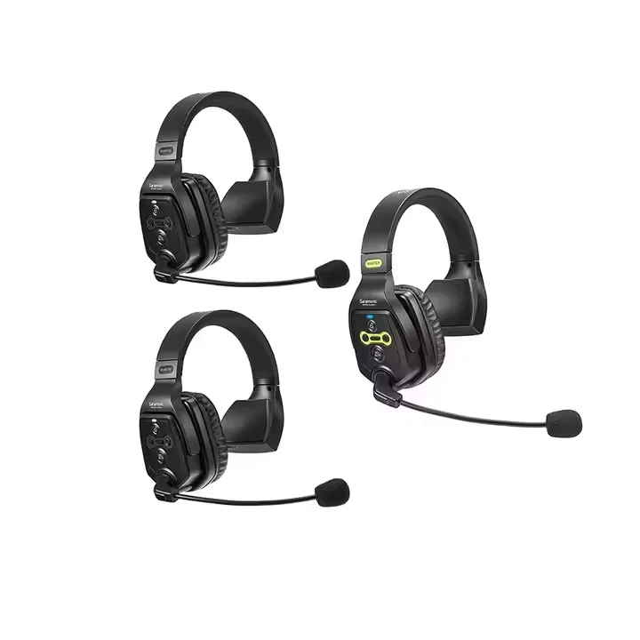 488 Witalk WT3S Full-Duplex Wireless Intercom Communication Headset System for Drone Shooting TV Film Production