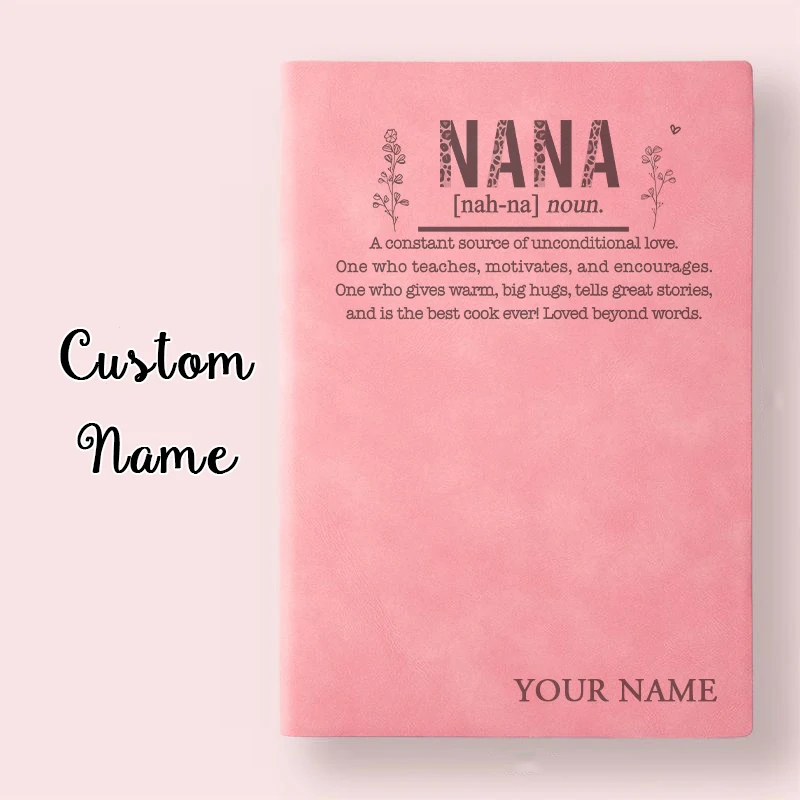 Nana Gifts Notebook Mothers Day Gifts For Grandma Lined Journal College Ruled Personalized Notebook For Office School Supplies