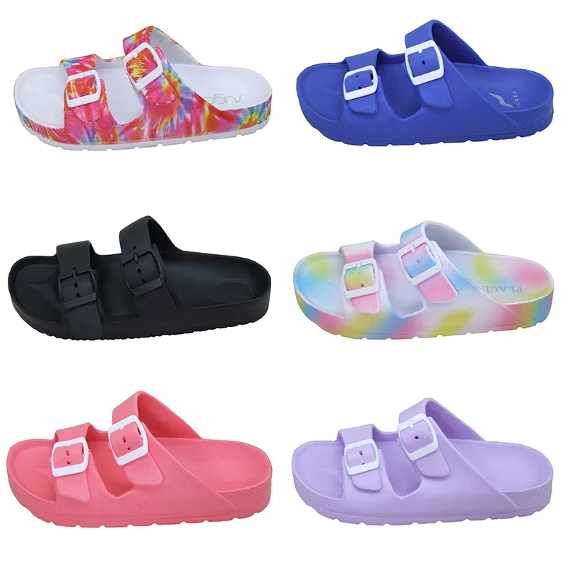 Sandały dziecięce chłopcy dziewczynki buty na plażę miękkie lekkie z wystającym palcem na świeżym powietrzu dziecięce Sandasl dla dzieci buty letnie