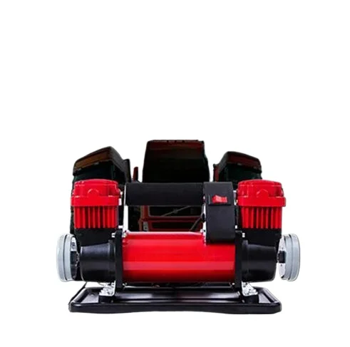 Portable car double cylinder air pump high power electric vehicle 12V tire high pressure air pump air compressor