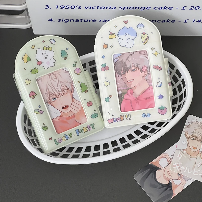 Porte-cartes photo creux Kawaii, album de carte photo K-pop Idol, protection d'affichage photo, 3 pouces