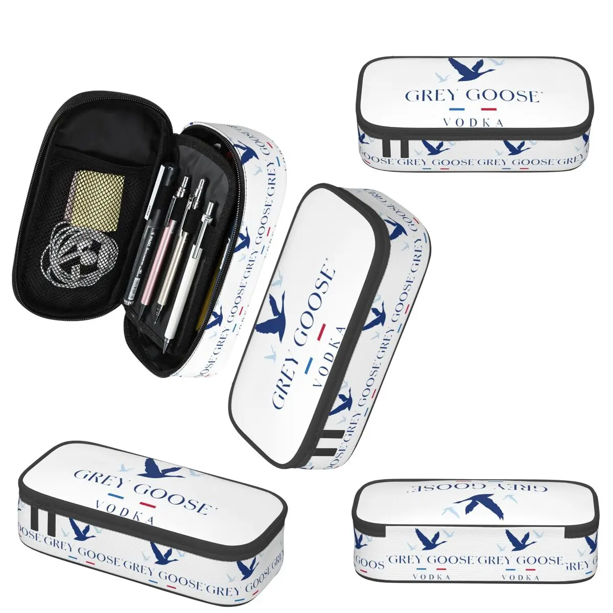 Серый гусиная водка пенал для детей школьная коробка для ручек пенал канцелярские принадлежности сумка-держатель для ручек