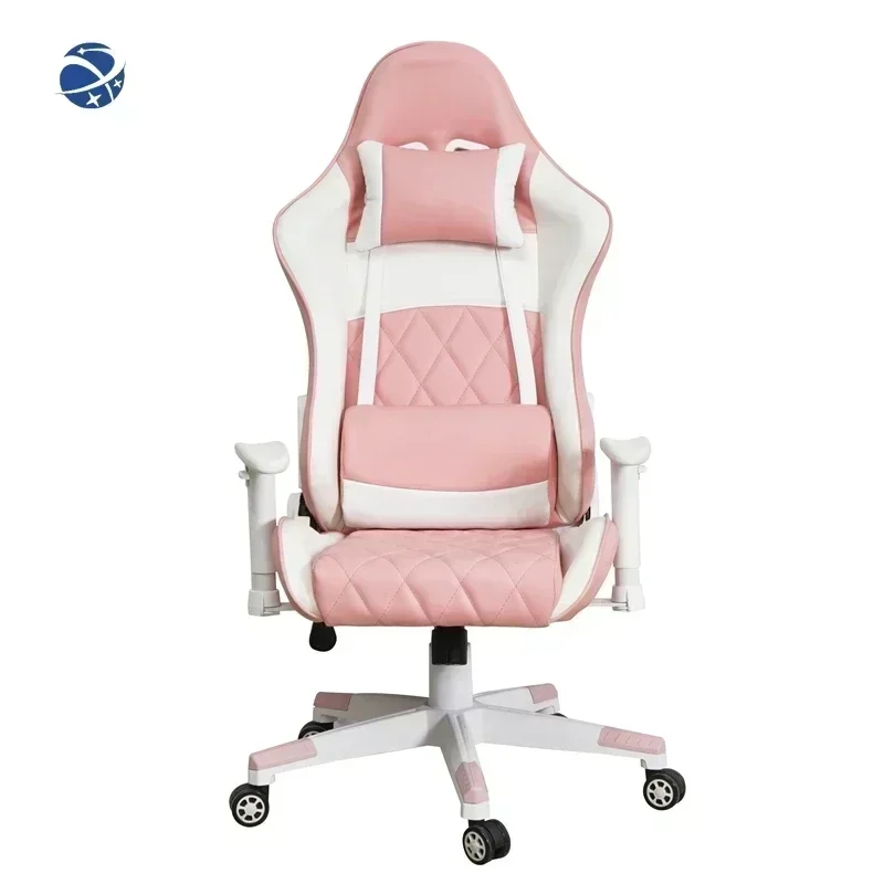 2022 professional cheap 2D armchair custom computer sillas gamer PC pink gaming chair