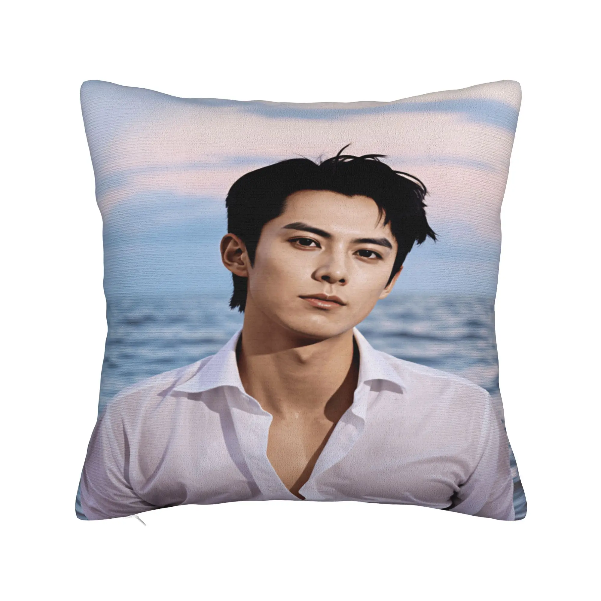 Wang Hedi Dylan Wang Actor Pillow Cover  Funny Pillow Case For Wedding Party Home Decor Soft Pillowcases Gift