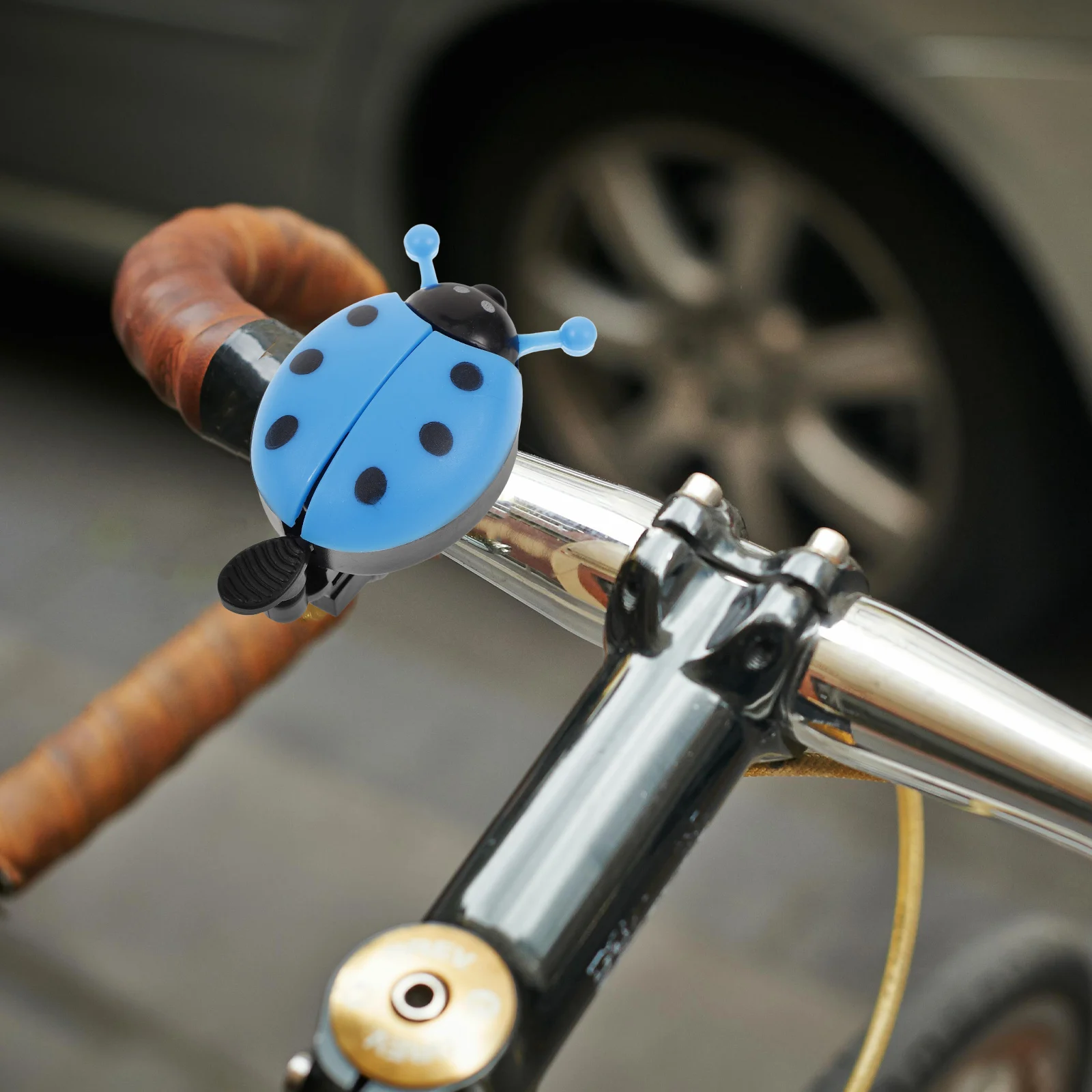 

4Pcs Children Bike Bell Ladybug Loud Crisp Bike Ring Bell Bicycle Accessories for Kids and Girls Bells for Kids