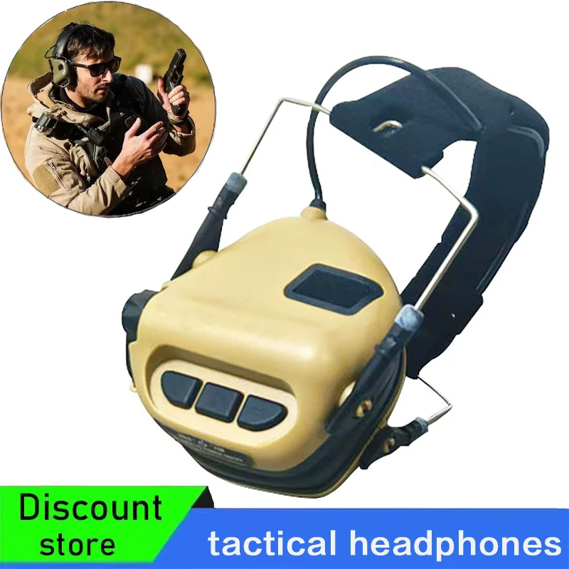 Оригинальная тактическая гарнитура Earmor M31 MOD4 — наушники с шумоподавлением для стрельбы с пневматическим оружием и электронного авиационного использования