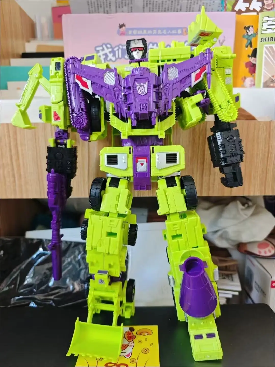 HZX 6w1 Devastator Haizhixing Figurki Transformujące Anime Figurka Akcji KO G1 Robot Samolot Pojazd Inżynieryjny Model Dostępny