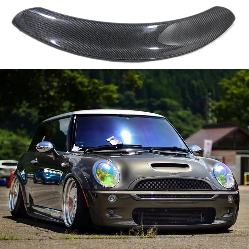 For Mini R50 R51 R53 Cooper S 2001-2006 High Quality Carbon Fiber Rear Roof Spoiler Wing Trunk Lip Boot Cover Car Styling