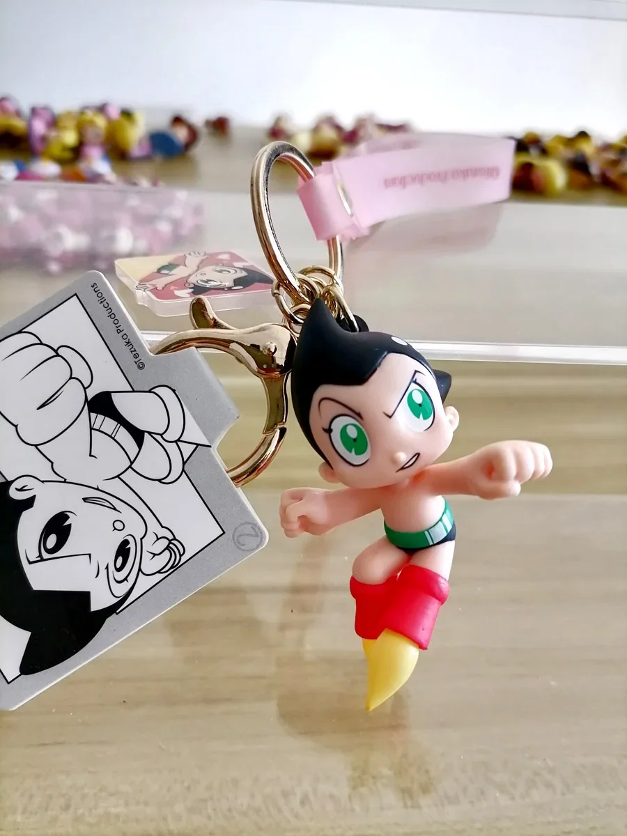 Mighty Atom Pendants Astroboy Tetsuwan Atom Keychain Action Figure Purses Ornaments Collectible Children Gifts