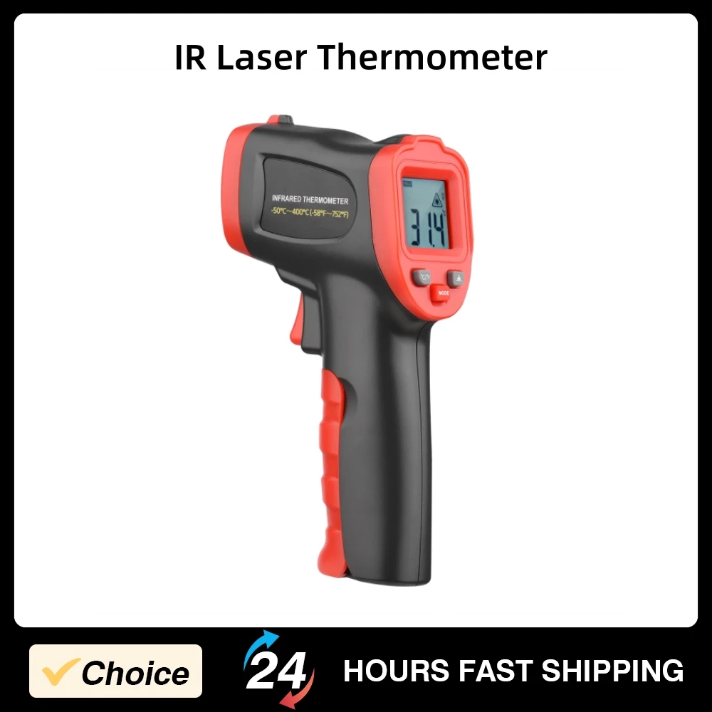 

Industrial Thermometer IR Laser Thermometer Handheld Non-Contact Digital Temperature Tester Surface Temperature Measurement Tool
