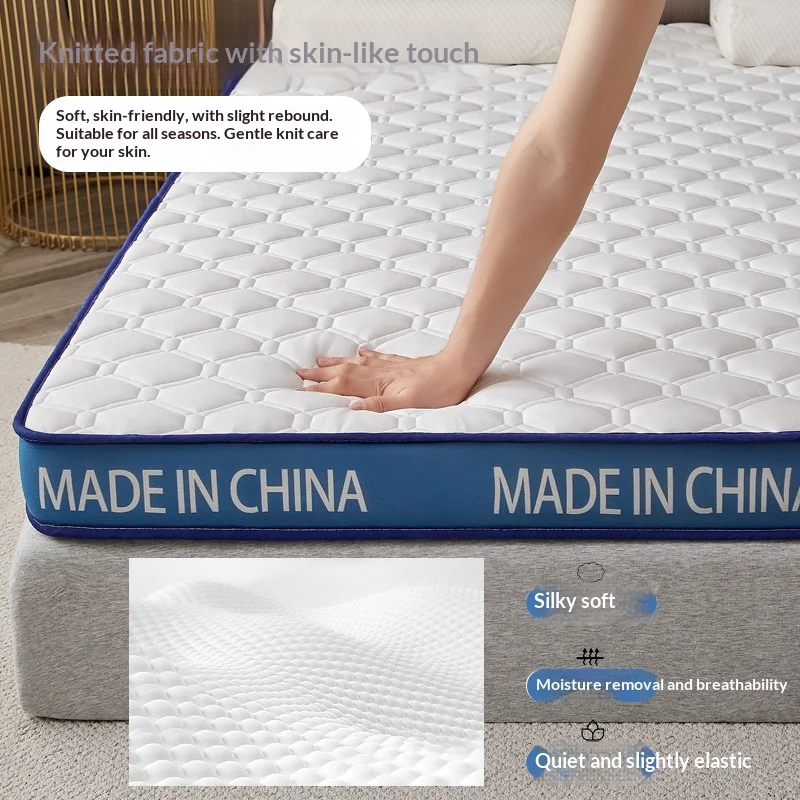 Thick Foldable Memory Foam Latex Mattress Dorm Student Rental Home Guest Floor Sleeping Pad Double Queen Twin Portable White image 2