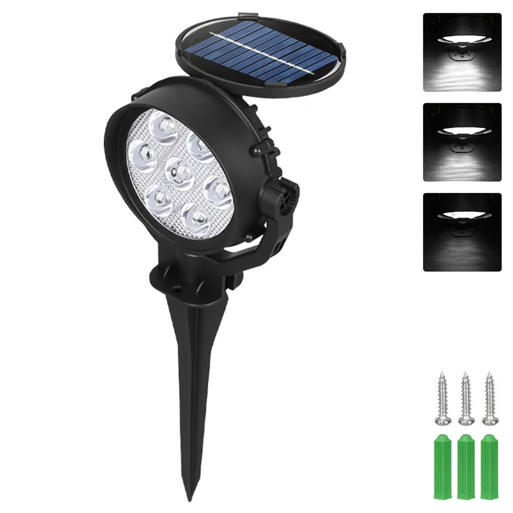 NEWBIRTH 9-LED Solar Spotlight RGB 5