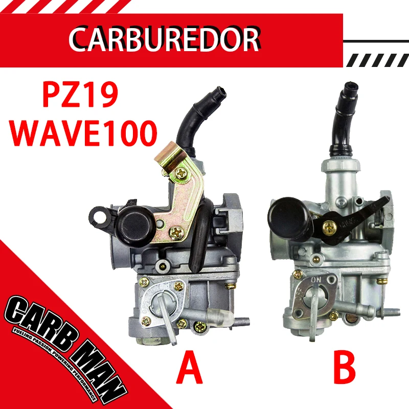 

PZ19 19mm Motorcycle Carburetor For Honda Dream EX5 C100 DY100 Wave100 CD100 SUPRA X110 100cc 110cc ATV Dirt Bike Go Kart