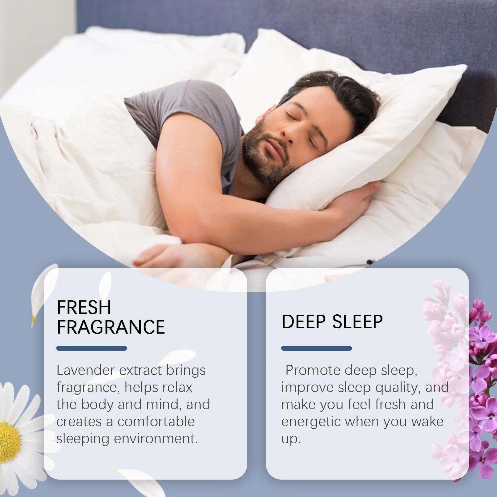 Lavender Sleep Spray Insomnia Therapy Relive Anxiety Decompression Improve Sleep Quality Soothe Mind Calming Body Soothing Spray