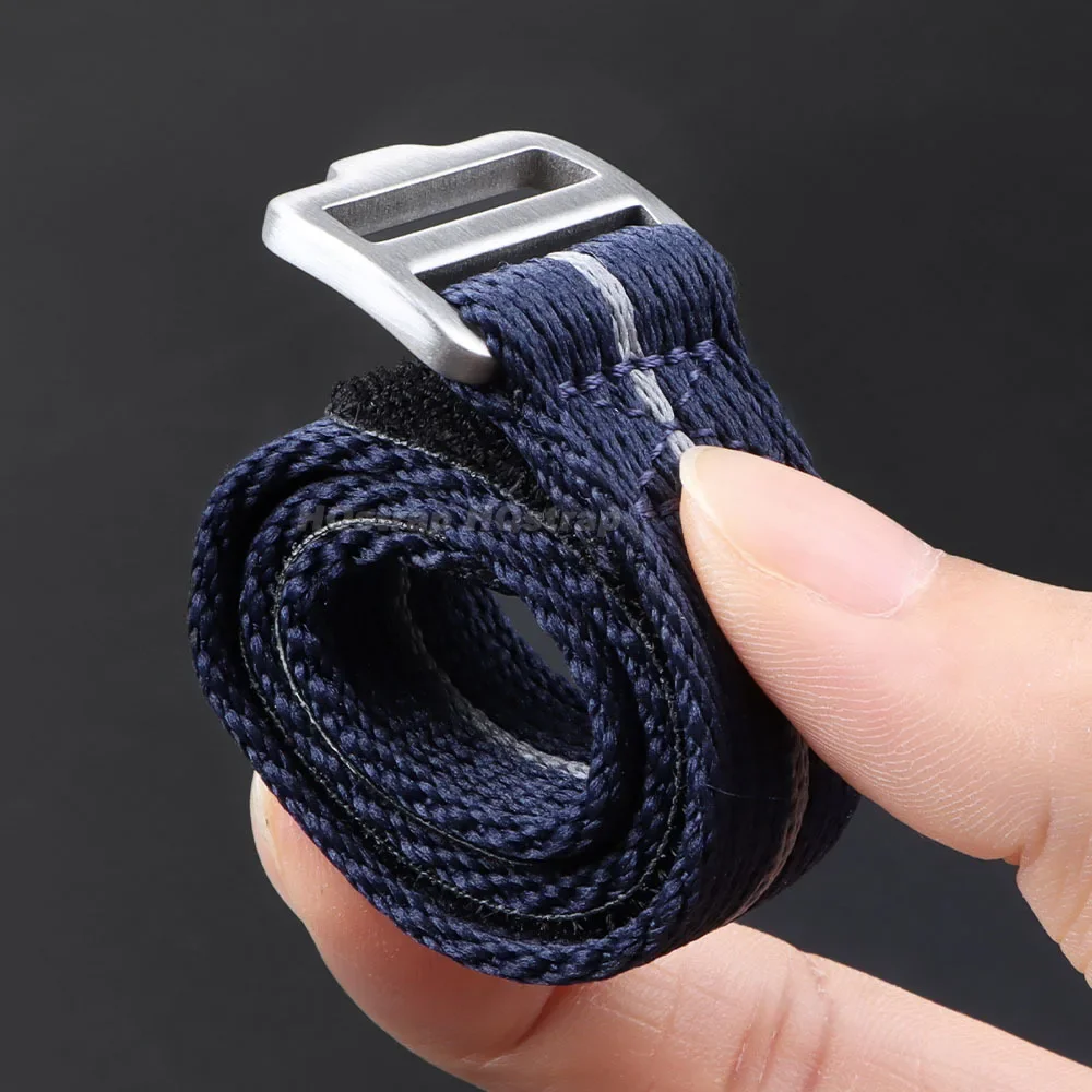 20mm 22mm Nylon Canvas Watch Strap for Tudor for Seiko Fabric Wristband Military Sport Watch Band Men Women Replacement Bracelet