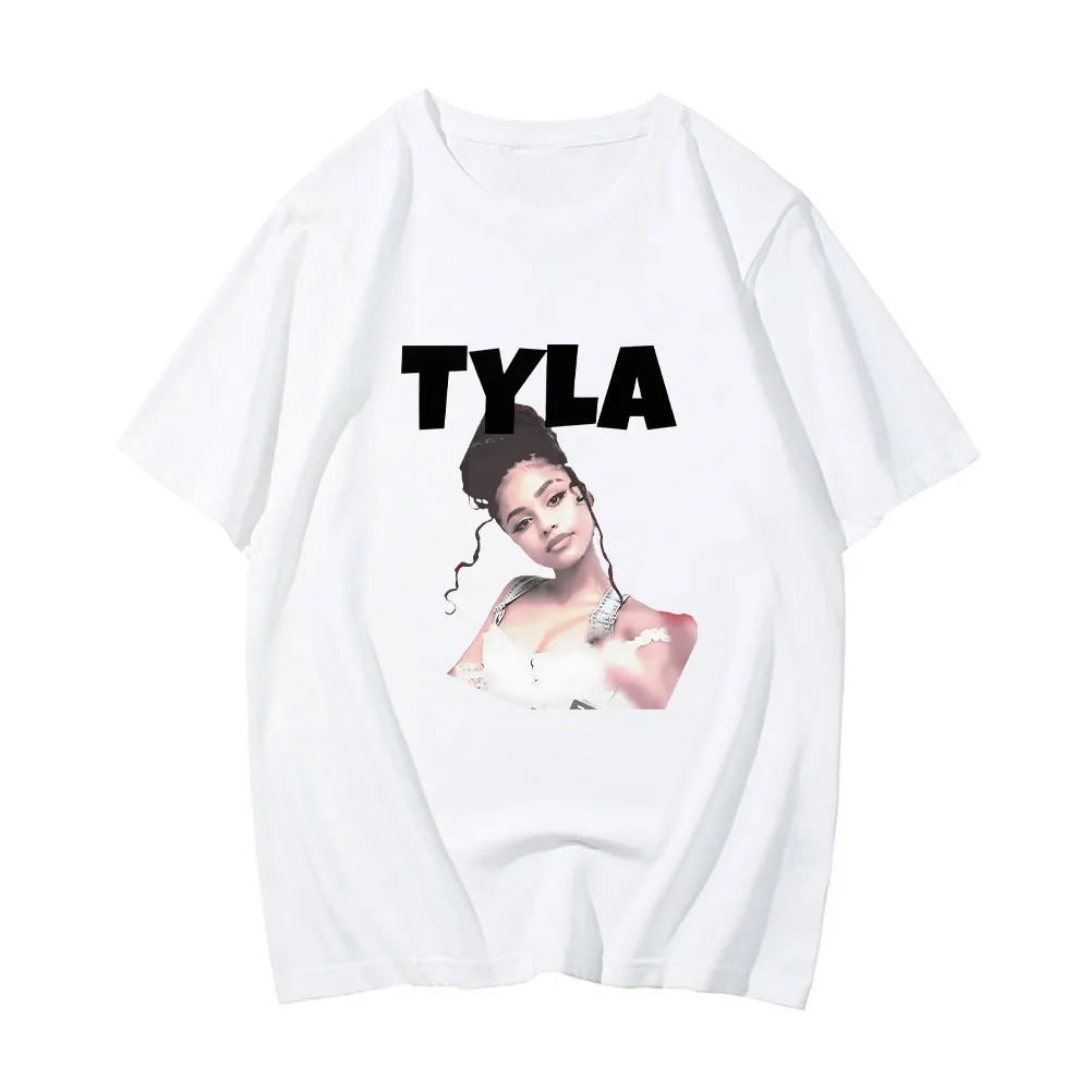 Tyla T-shirt for Summer Fashion Aesthetic Printing Tee-shirt funko pop Cotton Short Sleeve Tshirt Ropa Hombre O-neck Tees Top