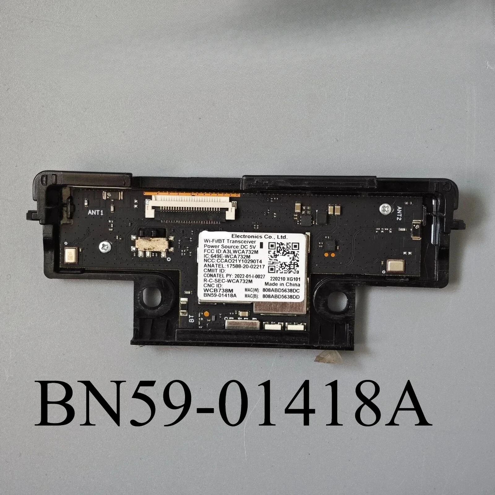 

BN59-01418A for Samsung Wi-Fi Bluetooth Module is for QE50Q80BATXZT QE50Q80BAT QE50Q80B A3LWCA732M