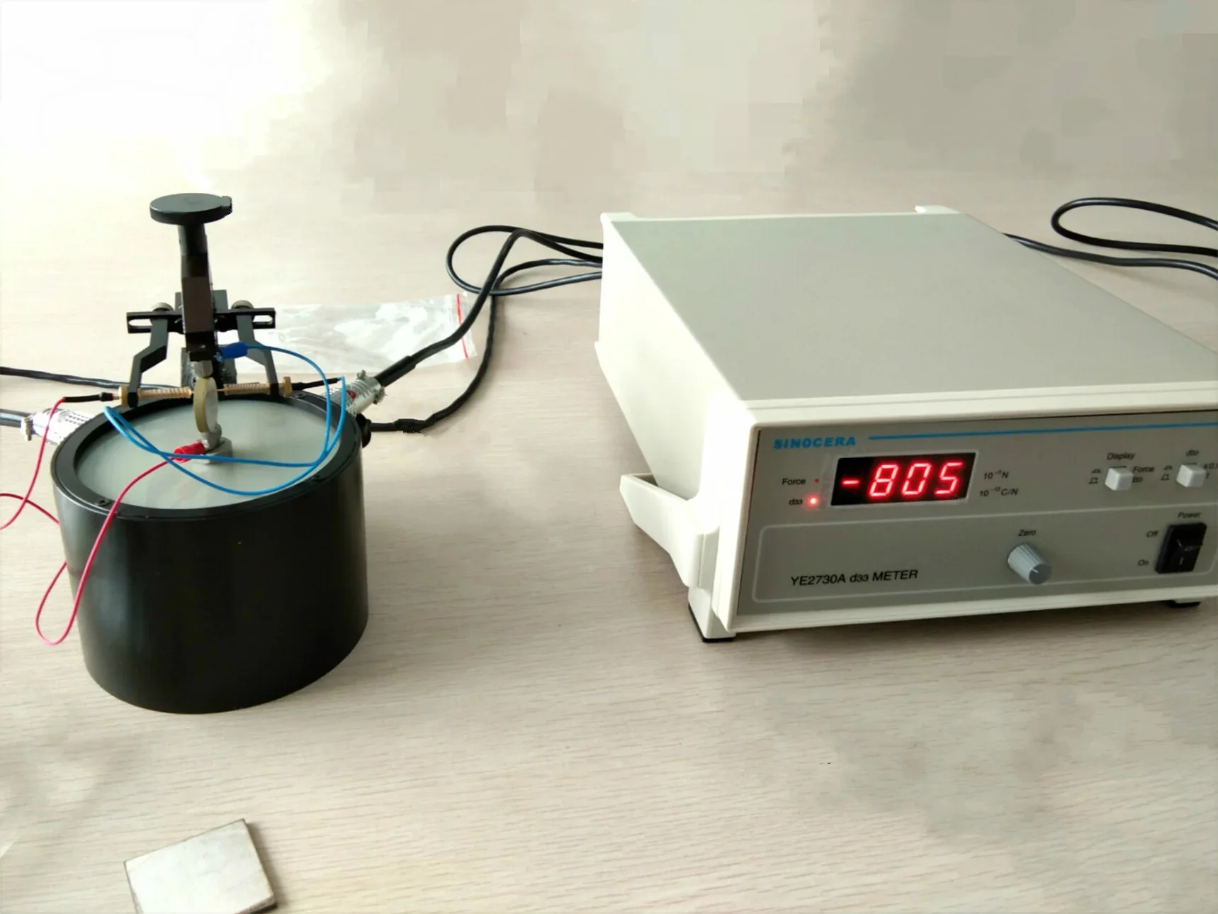 piezoelectric d31 jig d15 holder d33 test meter