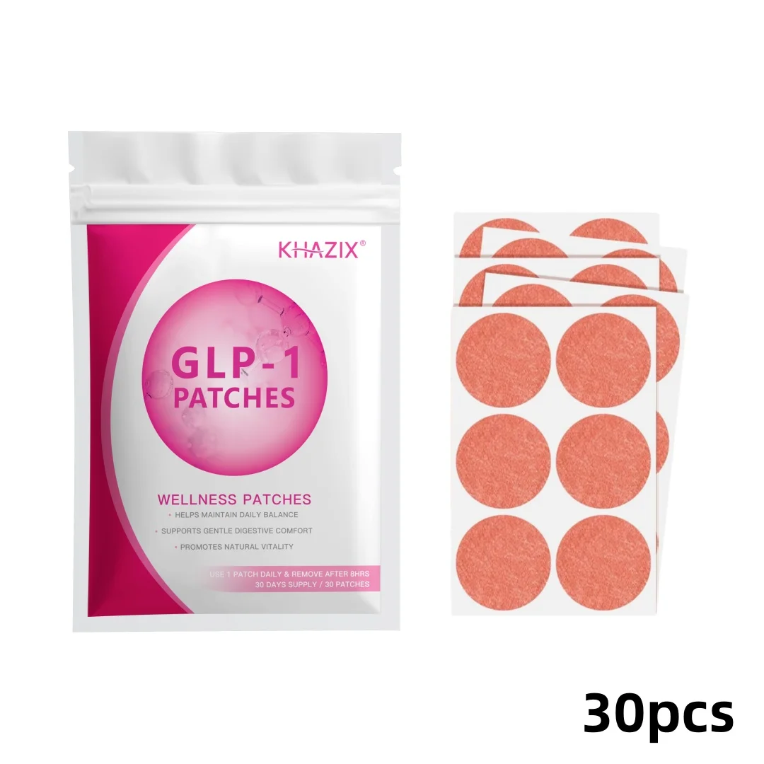 30Pcs Energy Patches Natural Ingredients Vegan Friendly Daily Energy Boost Patch Portable Body Stickers for Work Travel Sports