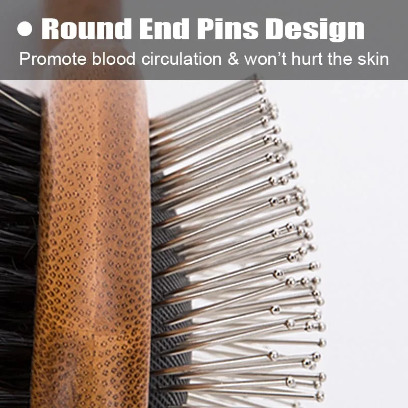 Truelove 2 in 1 Pet Comb Brush Hair Remover Dog Cat Brush Tools Grooming Steel Needles Double-sided for Pet Cleaning Bristles